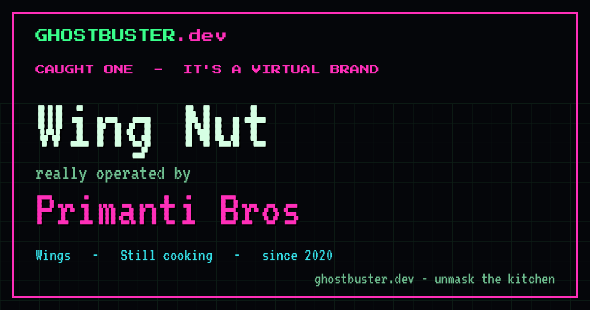 Wing Nut is a virtual brand operated by Primanti Bros